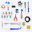 Hillgrove Electronic 26in1 Mobile Repairng Soldering and Desoldering Equipment Tool Machine Glue Gun Combo Kit Set with Flux Paste and Wire 25 W Simple (Flat, Pointed Tip)