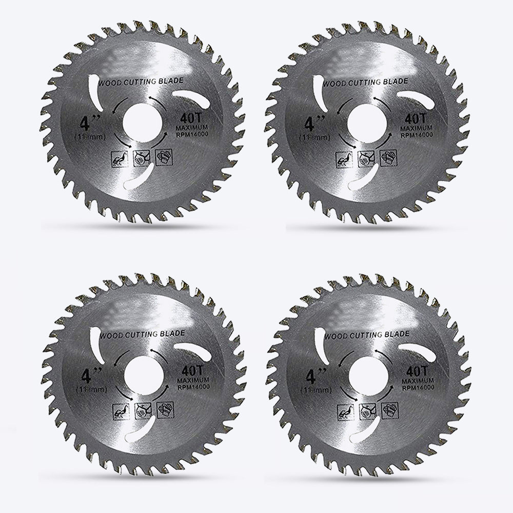 Hillgrove HGACC31M1 4inch TCT Wood Cutting Wheel Circular Saw Blade For Cutting Wood/Plywood/Leminated Wood(Pack of 4)