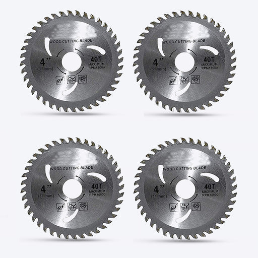 Hillgrove HGACC31M1 4inch TCT Wood Cutting Wheel Circular Saw Blade For Cutting Wood/Plywood/Leminated Wood(Pack of 4)