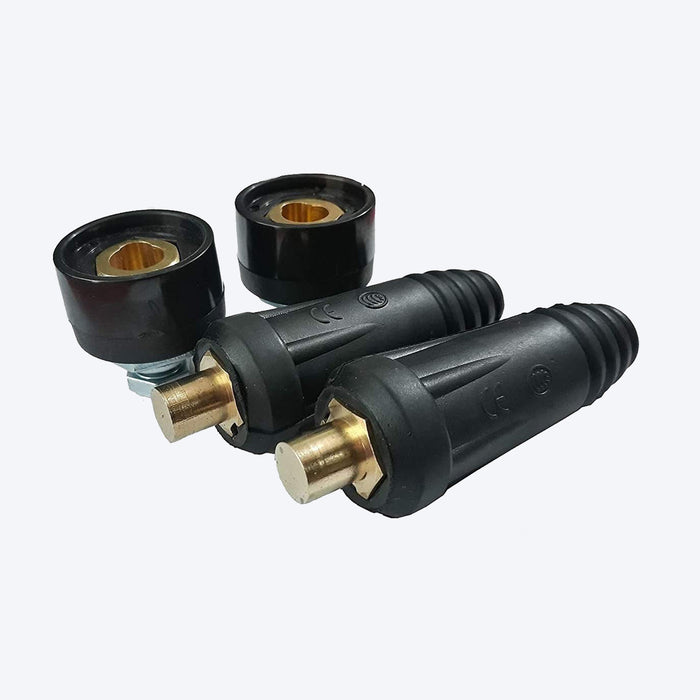 Hillgrove HGACC41M2 Welding Soldering Plug Adapter and Socket for Welding Machine Rapid Fitting Cable Connector (Male & Female)