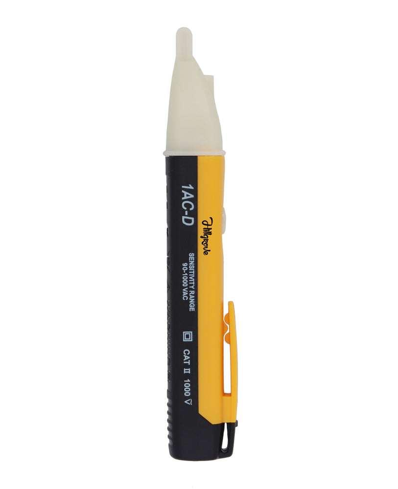 Hillgrove High Non Contact Voltage Tester Pen with Flashlight & Sound Analog Voltage Tester ()