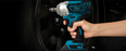 Hillgrove HGCM1383M1 300Nm Electric Nut Bolt Open Wrench Machine Gun Cordless Impact Wrenches Battery