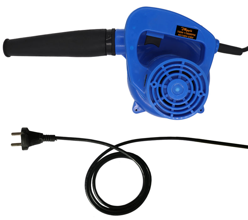 Hillgrove 750W-17000RPM Electric Air Blower and Suction Dust Cleaner for AC/Computer/Home with Air Blower Machine Gun Dust Cleaning Forward Curved Air Blower (Corded Vacuum)