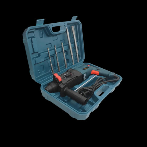 Hillgrove H26H4 All Purpose 26mm Hammer Impact Drill Machine Forward/Reverse Rotaion with 5 Bits for Making Holes in Metal/Wood/Concrete Hammer Drill (26 mm Chuck Size, 1200 W)