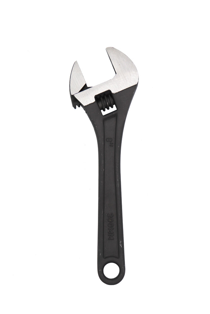 Hillgrove Universal Multi-Function Professional 8 inch with 0-26mm Jaw Opening Capacity Adjustable Wrench Spanner Hand Tool Single Sided Open End Wrench (Pack of 1)