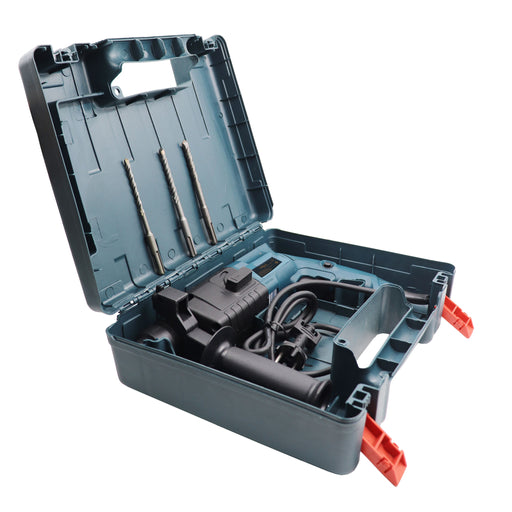 Hillgrove HGCM488M3 All Purpose 20mm Hammer Impact Drill Machine Forward/Reverse Rotation with 3 Bits for Making Holes in Metal/Wood/Concrete Hammer Drill (20 mm Chuck Size, 750 W)
