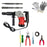 Hillgrove HGCM1055M3 17mm Demolition Chisel+Hammer Concrete Breaker Drill Machine with 5Pcs Hand Tool Kit, Safety Gloves and 2 Bits for Breaking Concrete Wall/Hammer Drill (17 mm Chuck Size, 1200 W)