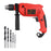 Hillgrove HGCM1073M3 700W Power Drill Machine with 5Pcs Wood Drill Bits for Making Holes in Metal/Wood/Concrete with Reverse Rotation and Variable Speed Pistol Grip Drill (13 mm Chuck Size)