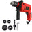 Hillgrove HGCM1074M1 700W Power Drill Machine with 6Pcs Wood Working Hole Saw Drill Bits for Making Holes in Metal/Wood/Concrete with Reverse Rotation and Variable Speed Pistol Grip Drill (13 mm Chuck Size)