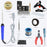 Hillgrove HGCM111M2 Electric 11in1 Mobile Soldering Equipment Tool Machine Glue Gun Combo Kit Set with 25in1 Screwdriver Set 25 W Simple (Flat Tip)