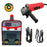 Hillgrove HGCM1220M3 250Amp Arc Force Control, AC, Anti Stick, Hot Start Function With 100MM Wheel Diameter Angle Grinder Digital Display IGBT Based VRD Technology MMA Inverter Welding Kit Machine
