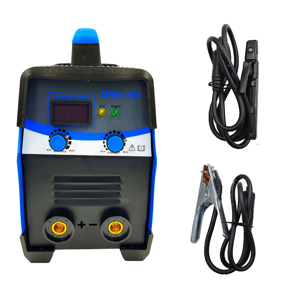 Hillgrove HGCM1222M1 300Amp Arc Force Control, AC, Anti Stick, Hot Start Function Rod Digital Display IGBT Based VRD Technology MMA Inverter Welding Kit Machine