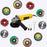Hillgrove HGCM1353M1 4inch 850W 100% Copper Winding Hand Angle Grinder Wall Cutter Grinding Glender Cutting Machine with 10Pcs Wheels