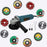 Hillgrove HGCM1359M1 4inch 850W 100% Copper Winding Hand Angle Grinder Wall Cutter Grinding Glender Cutting Machine with 10Pcs Wheels