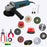 Hillgrove HGCM1360M1 4inch 850W 100% Copper Winding Hand Angle Grinder Wall Cutter Grinding Glender Cutting Machine with 10Pcs Wheels & 5Pcs Tool Kit