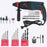 Hillgrove HGCM1363M1 1200W 100% Copper Winding 26mm Rotary Hammer Impact Gun Chipping Hammering Drilling Breaker Drill Machine Kit Set