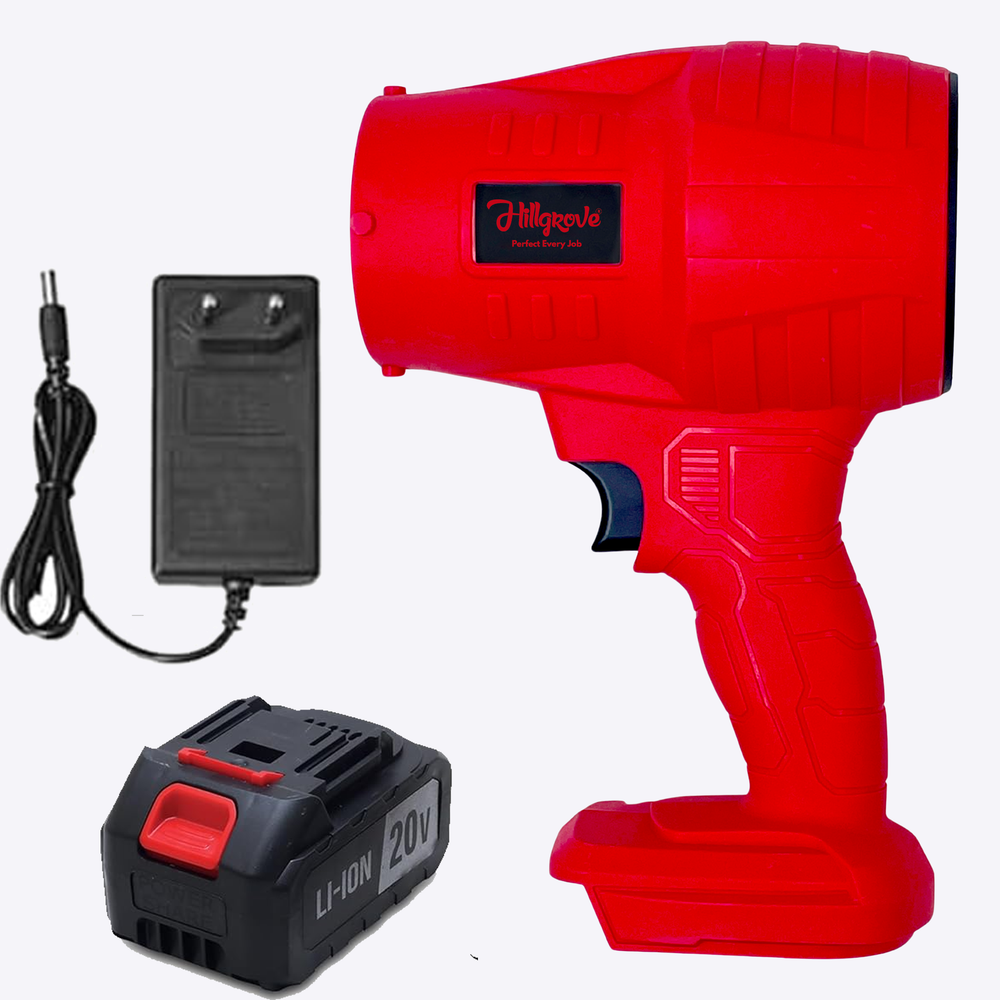 Hillgrove HGCM1388M2 20V Cordless Electric Air Blower with Air Vacuum Hawa Machine Motor Dust Cleaner Machine