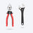 Hillgrove HGCM171M1 Universal Multi-Function Professional 8 inch with 0-26mm Opening Capacity Adjustable Wrench with 8inch Combinational Plier