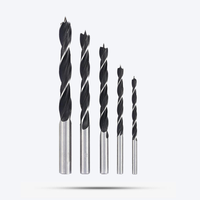 Hillgrove HGCM176M1 Wood Drill Bit Set of 5 Pcs (4, 5, 6, 8, 10 mm) for Hole in Wood
