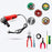 Hillgrove HGCM289M1 Professional High Quality Angle Grinder Machine with 5 Wheels for Grinding/Polishing/Cutting and 5 Pcs Hand Tool Kit for Home Use