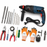**Hillgrove HGCM28M1 1200W Rotary Hammer Drill** with 26mm chuck, forward/reverse rotation, SDS adapter, gloves, tool kit, SDS Plus & masonry bits. Powerful drill for concrete, wood and metal drilling. Durable and ideal for home & professional use.
