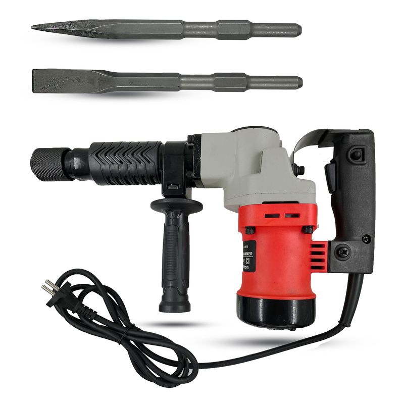 Hillgrove 100% Copper Winding 17mm Breaker Hammer Machine 5Kg Demolition Drill 100% Copper Winding HGCM536M3 17mm Demolition Concrete Breaker Drill Machine Rotary Hammer Drill (17 mm Chuck Size, 1200 W)